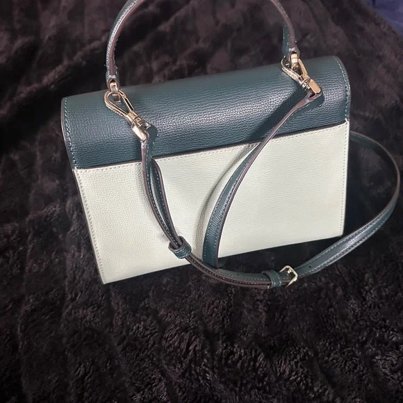 Kate Spade Teal and White Satchel - Picture 3 of 3